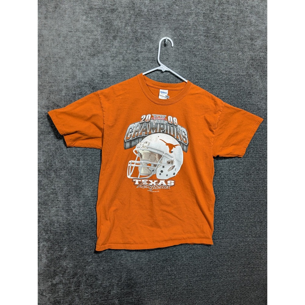 Gildan Texas Longhorns 2009 Big 12 Champions T-Shirt Orange Mens Large